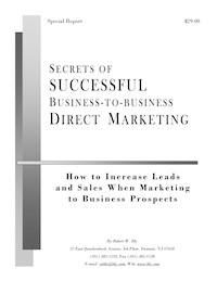 Secrets of Successful Business-to-Business Marketing eBook cover